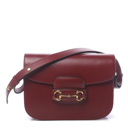 Gucci Azalea Calfskin Horsebit 1955 Shoulder Bag New Cherry Red 1 of 11
