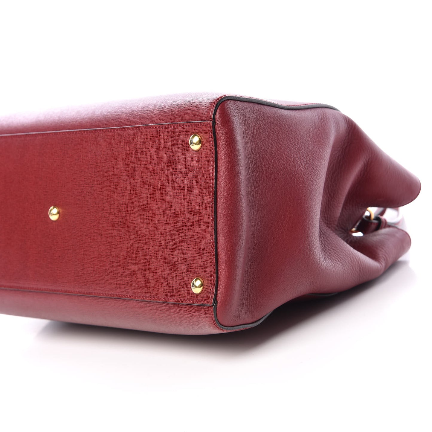 Vitello Elite Regular 2Jours Tote Rosso Scuro Ciliegia