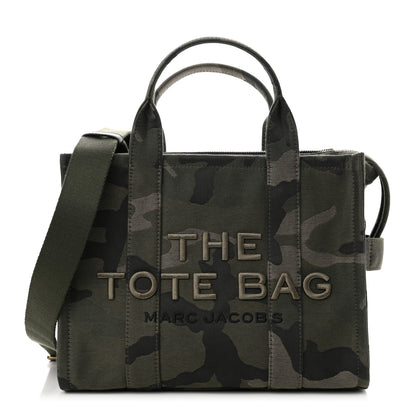 Marc Jacobs Canvas Camouflage Medium The Tote Bag Khaki 1 of 10