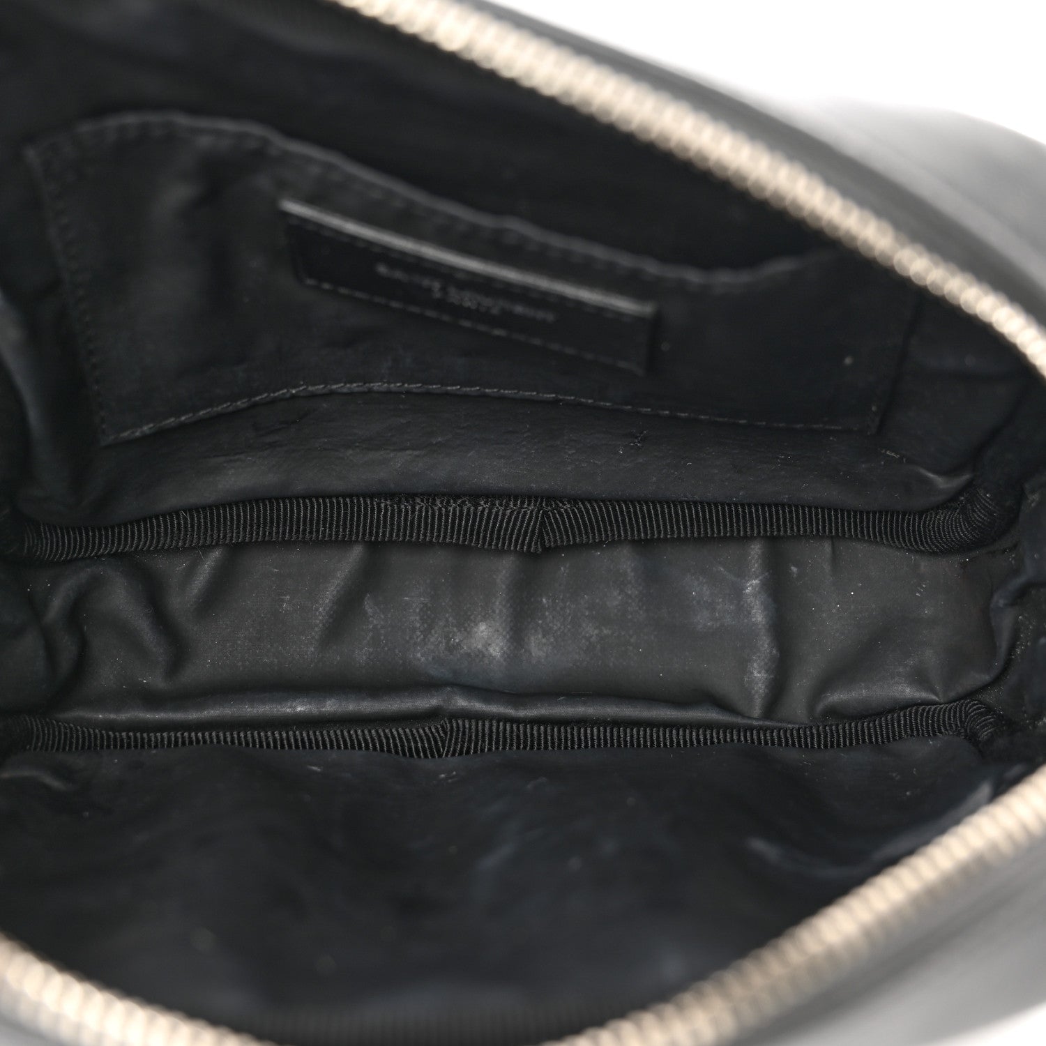 Saint Laurent Lambskin Y Quilted Monogram Loulou Cosmetic Case Asphalt Grey 5 of 7