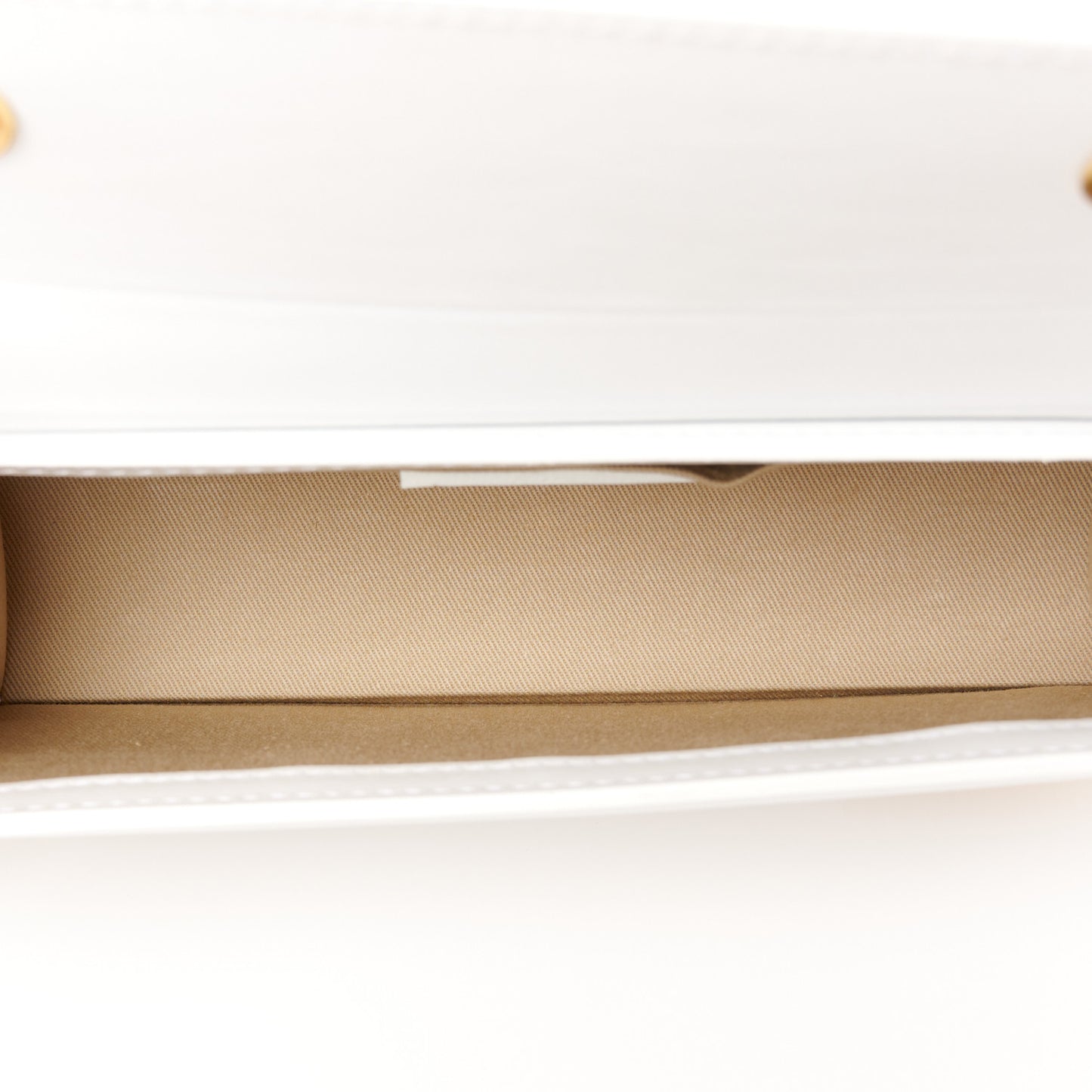 Smooth Calfskin Le Chiquito Long White