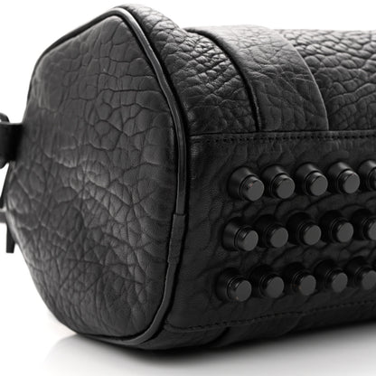 Alexander Wang Pebbled Lambskin Mini Rockie Black Matte Black Hardware 8 of 9