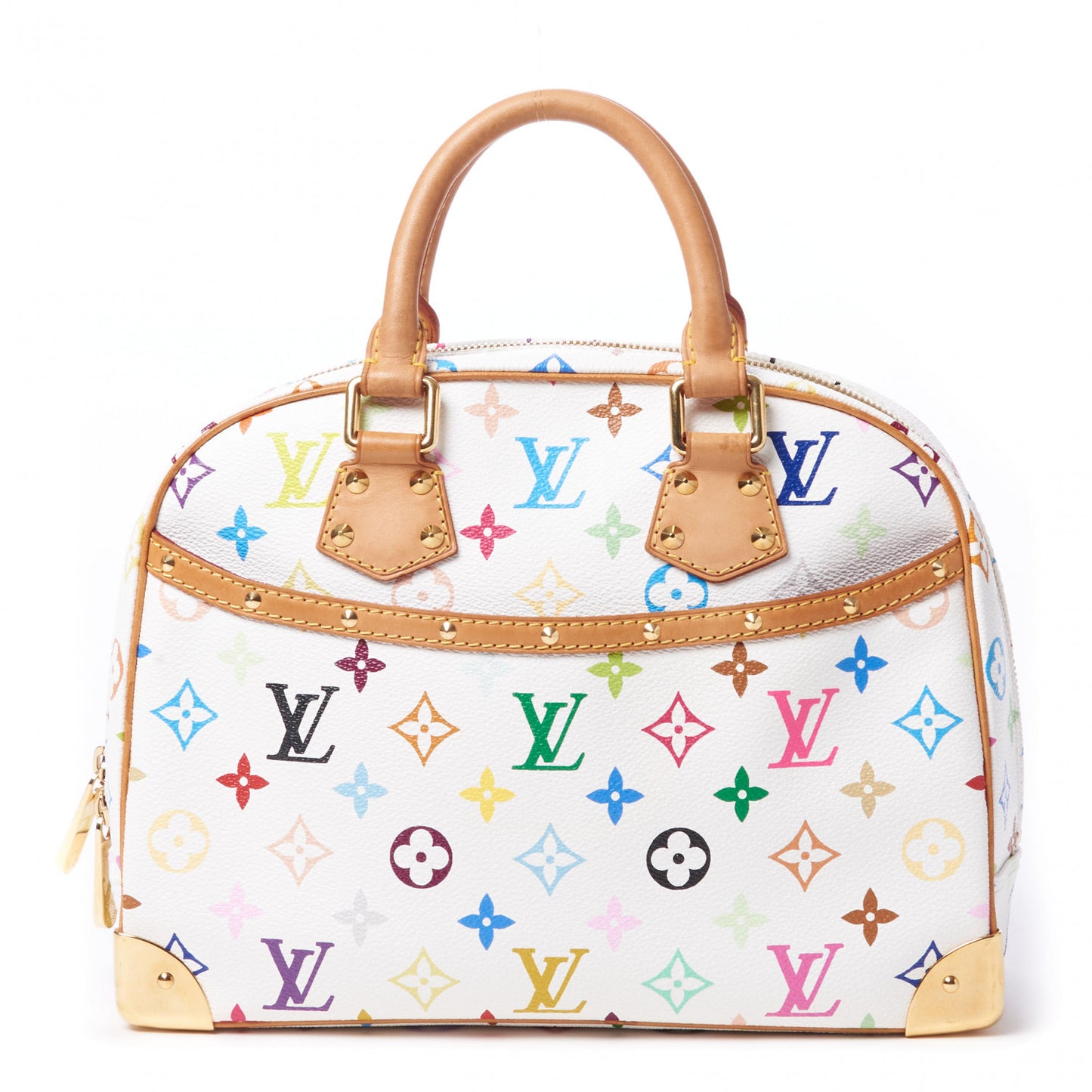 Monogram Multicolor Trouville White
