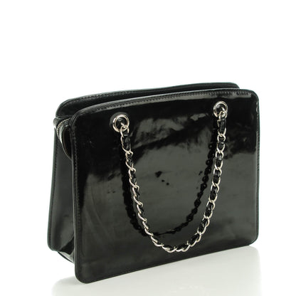 Chanel Patent Tote Bag Black 3 of 8