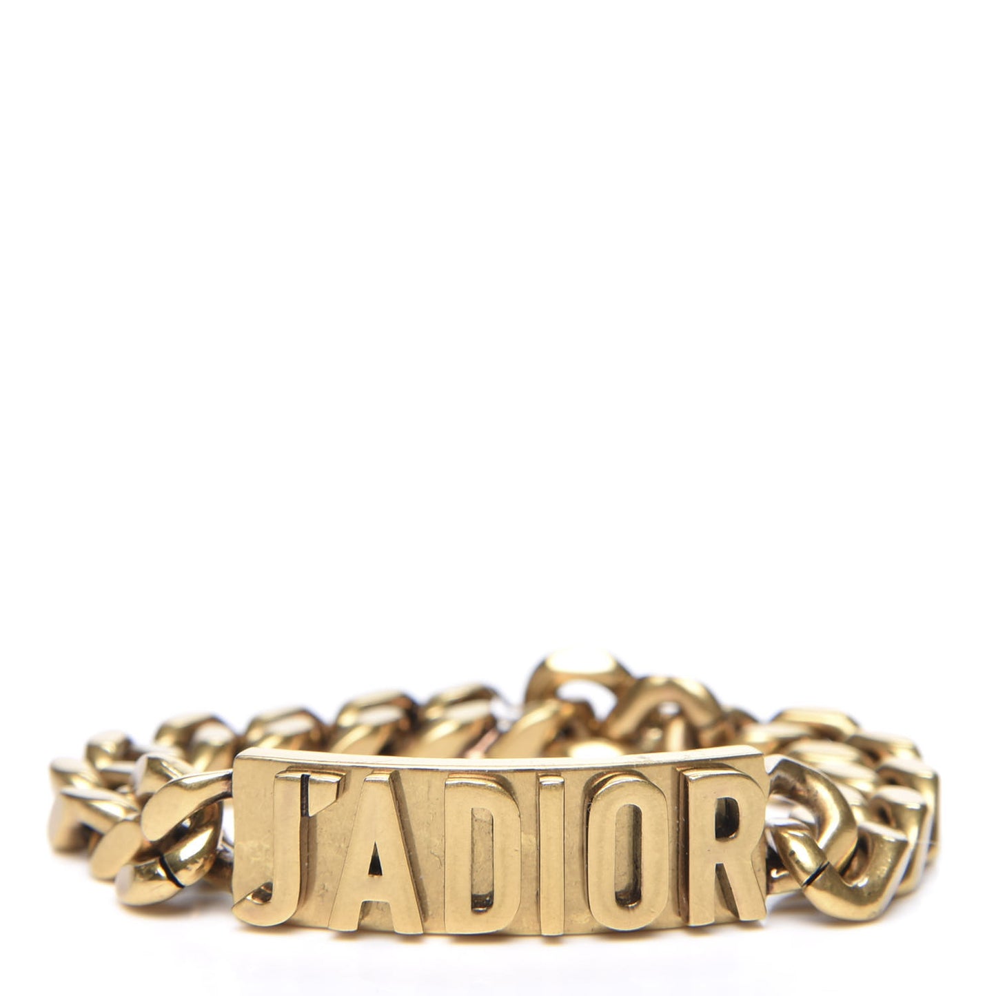 Metal J'Adior Chain Bracelet Gold