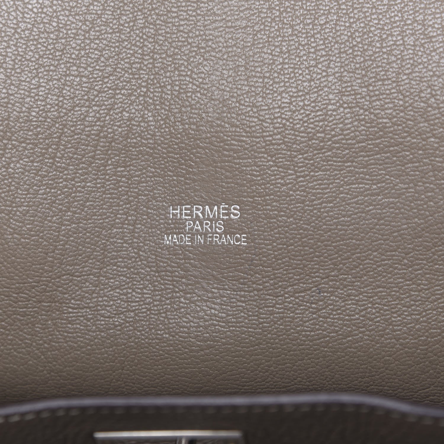 Hermes Taurillon Clemence Jypsiere 37 Etoupe 6 of 13