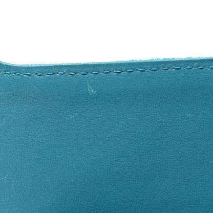 Gucci Velvet Matelasse Small GG Marmont Shoulder Bag Pavone Cyan 12 of 12
