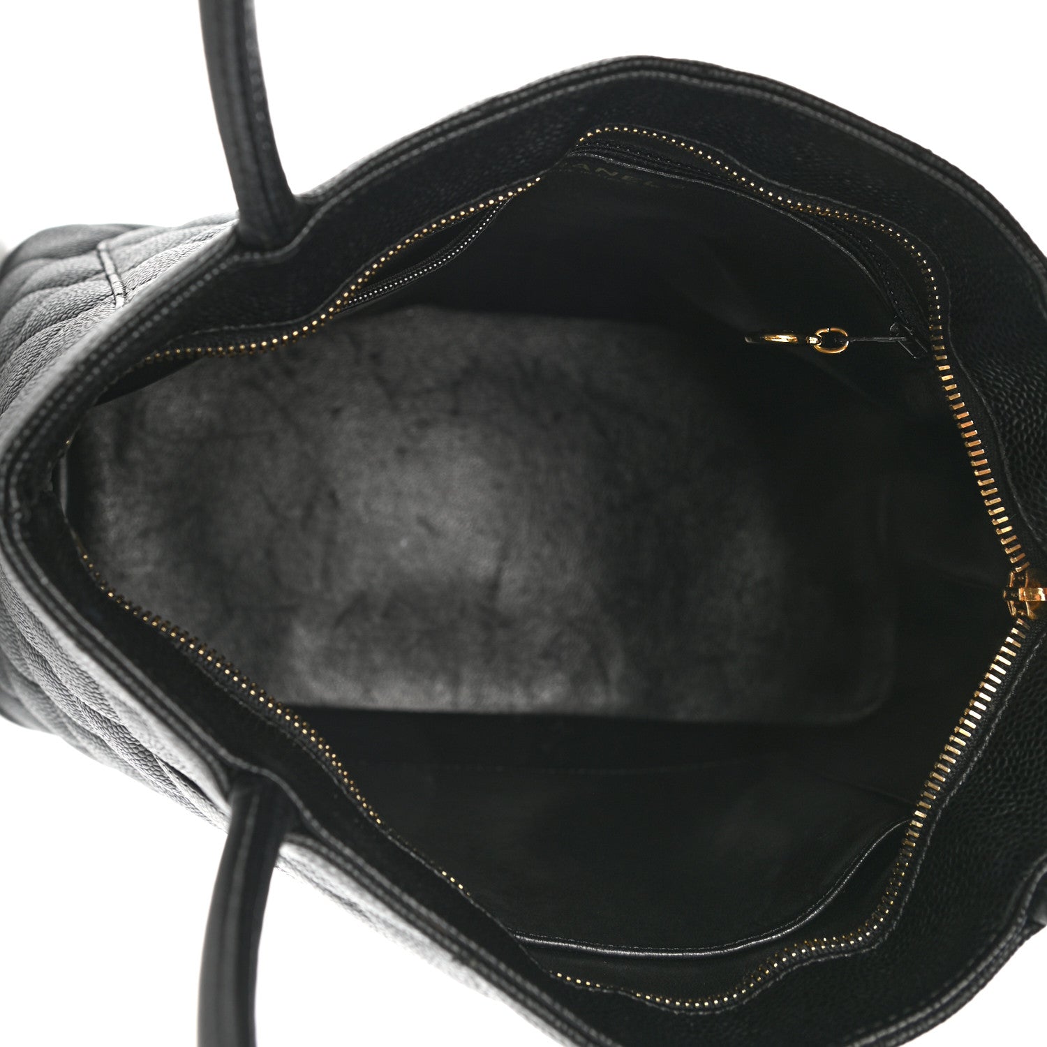 Chanel Caviar Quilted Medallion Tote Black 5 of 10