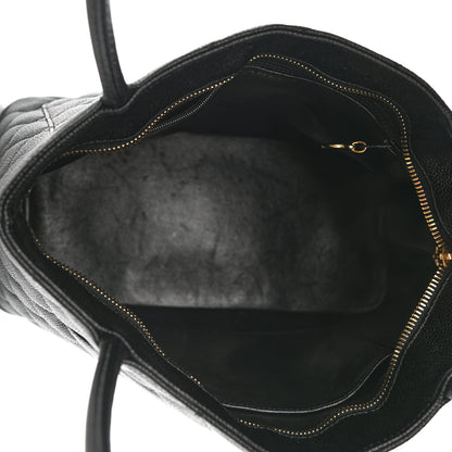 Chanel Caviar Quilted Medallion Tote Black 5 of 10