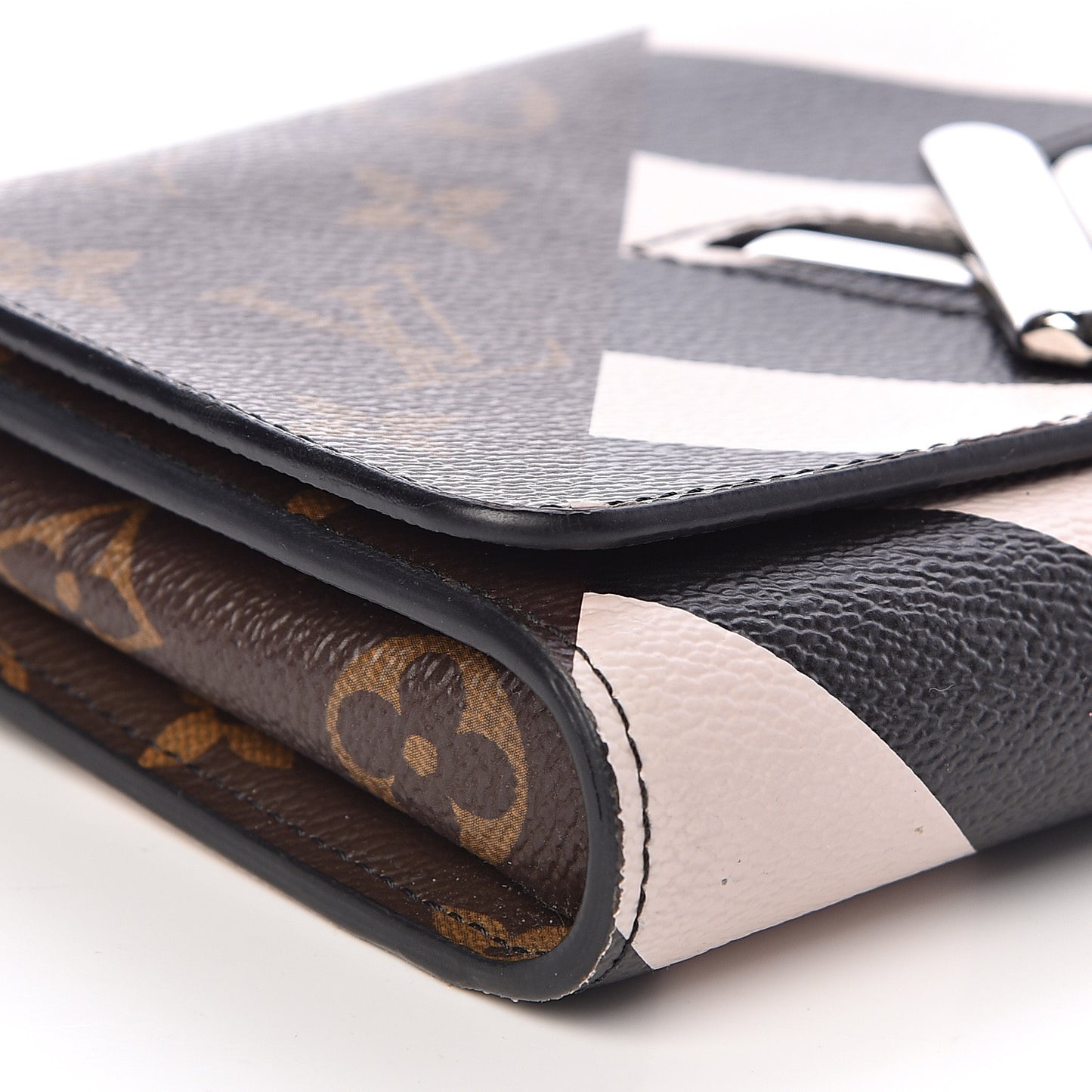 Calfskin Monogram Twist Chain Wallet