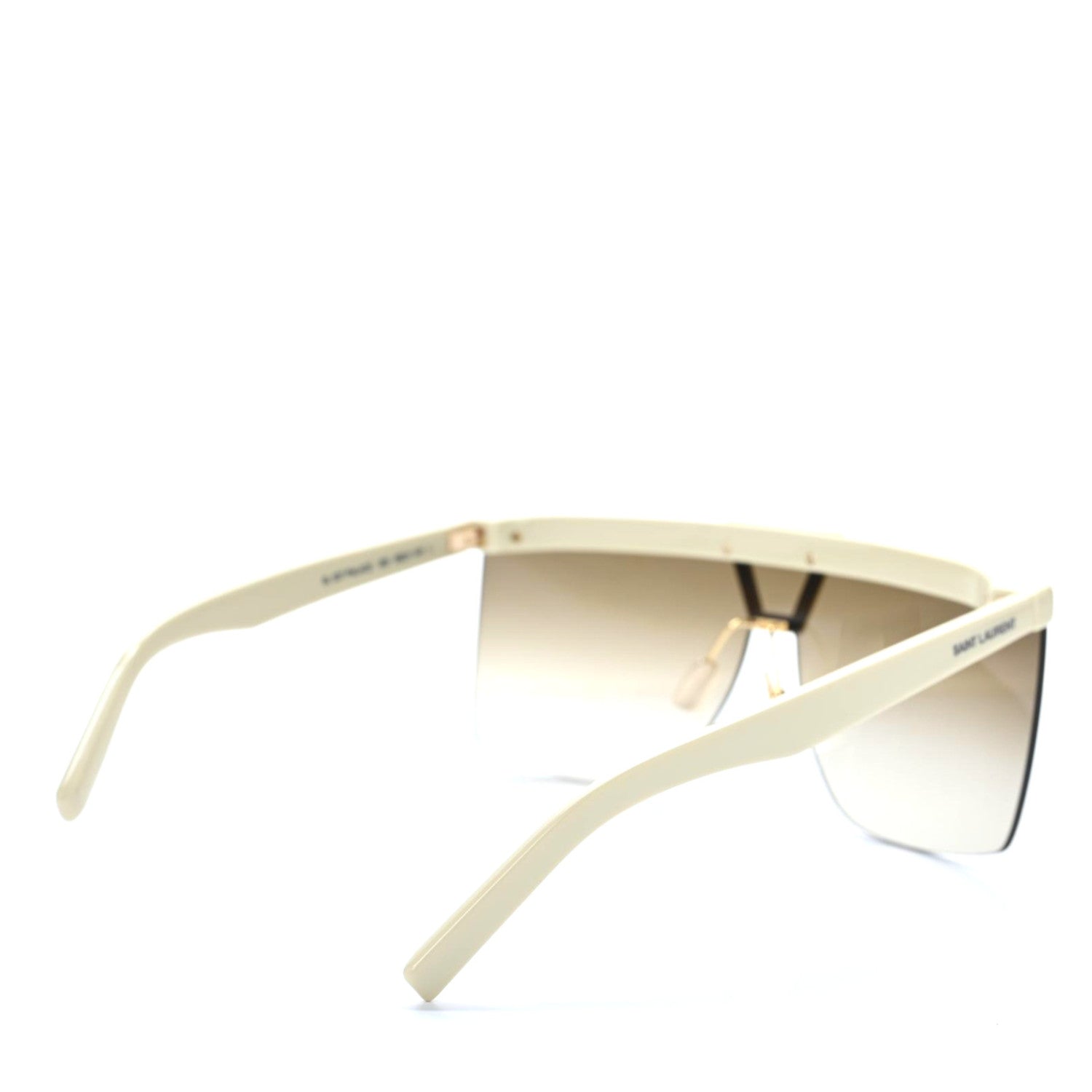 Saint Laurent SL 537 Mask Sunglasses White 2 of 8