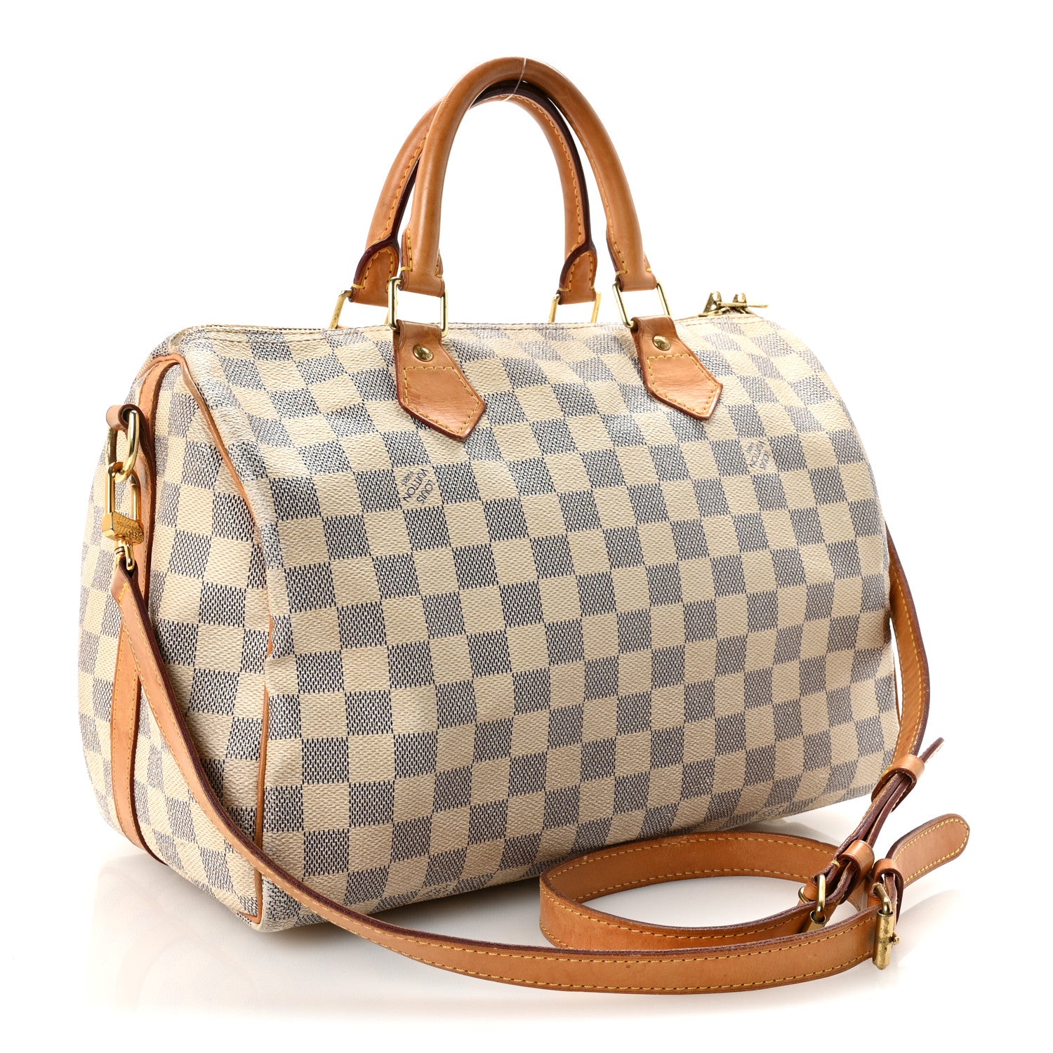 Louis Vuitton Damier Azur Speedy Bandouliere 30 3 of 11
