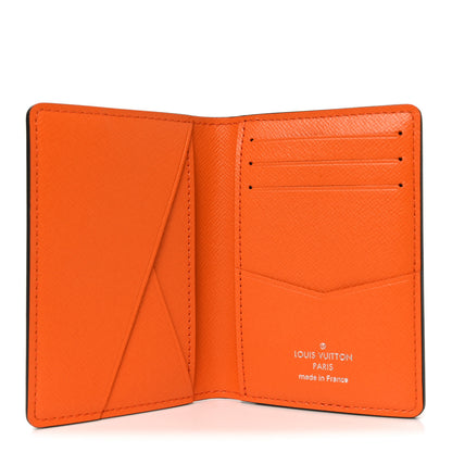 Louis Vuitton Taigarama Pocket Organizer NM Tangerine 5 of 7