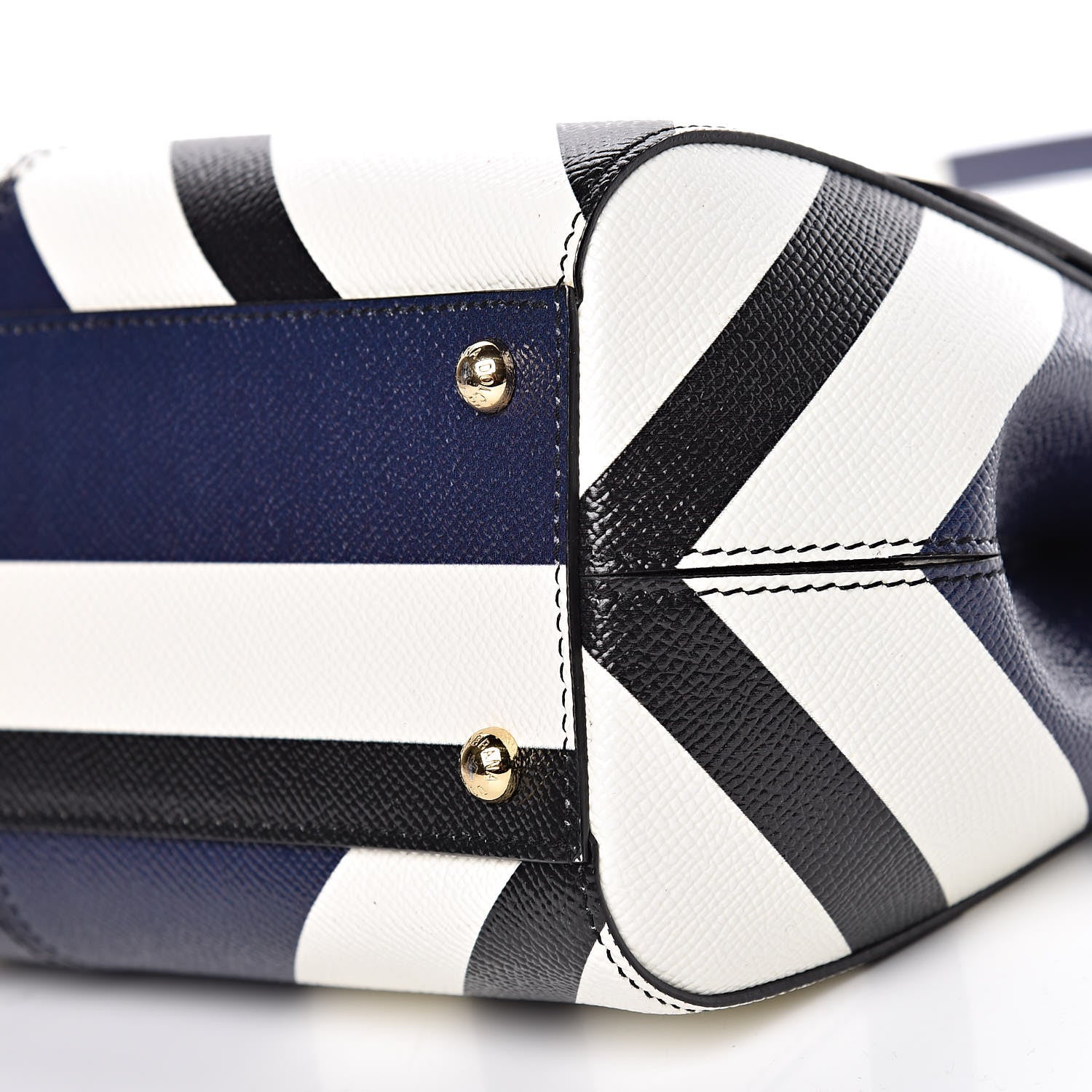 Dolce & Gabbana Dauphine Striped Medium Miss Sicily Satchel Multicolor 10 of 10