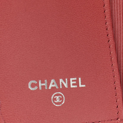 Chanel Lambskin Quilted 6 Key Holder Pink 7 of 9