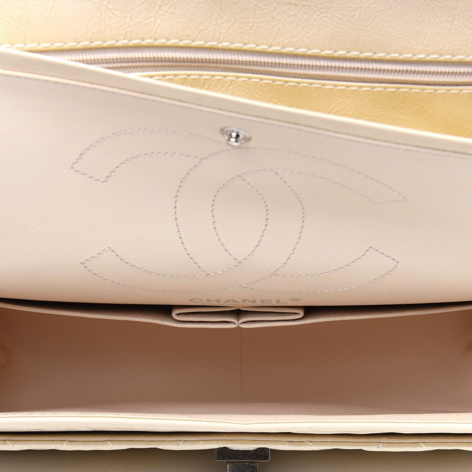 Chanel Aged Calfskin Quilted 2.55 Reissue 226 Flap Ivory 5 of 10