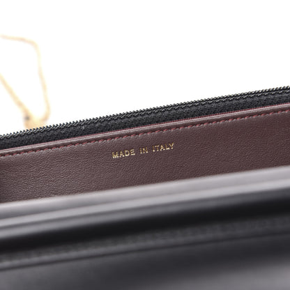 Chanel Aged Calfskin Quilted Lucky Charms 2.55 Reissue Wallet On Chain WOC Black 7 of 12