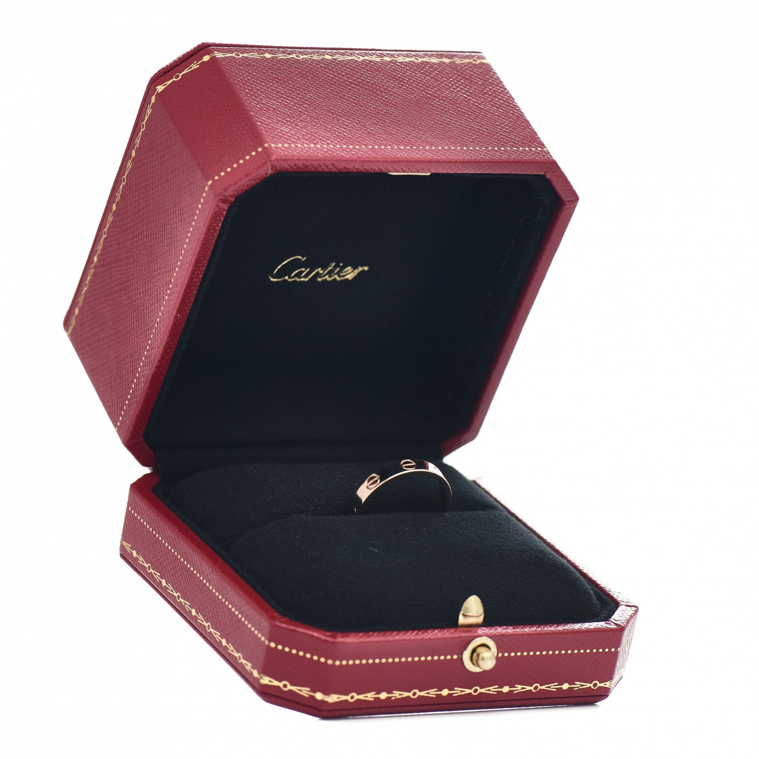 Cartier 18K Pink Gold 3.5mm LOVE Wedding Band Ring 52 6 5 of 5