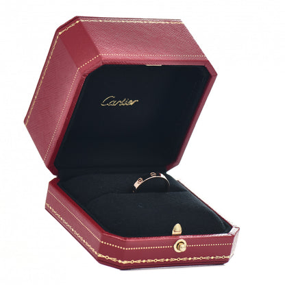 Cartier 18K Pink Gold 3.5mm LOVE Wedding Band Ring 52 6 5 of 5