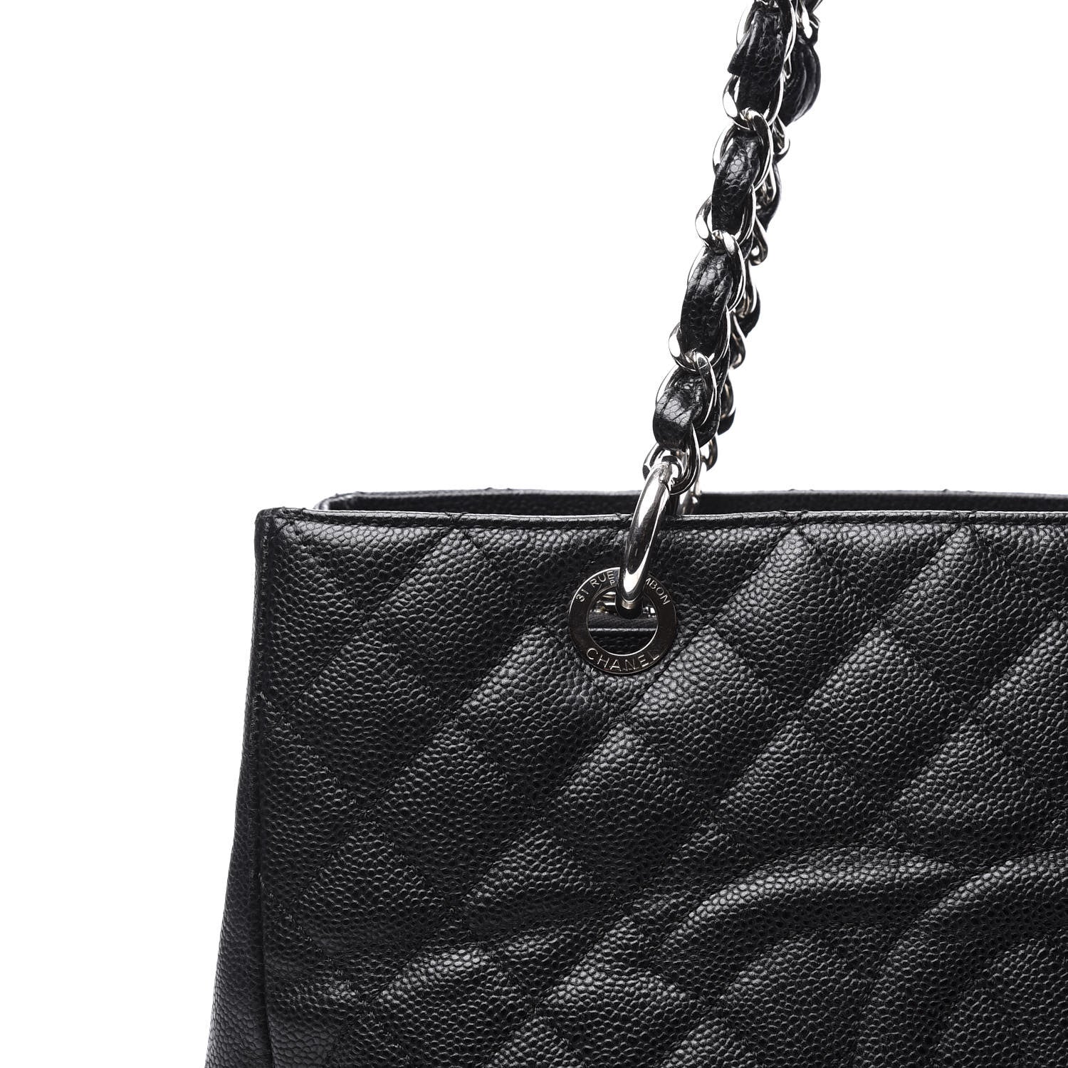Chanel Caviar Quilted Grand Shopping Tote GST Black 15 of 15