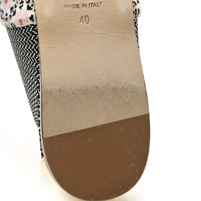 Chanel Grosgrain Camellia Mocassin Loafers 40 Multicolor 9 of 11