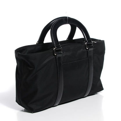 Prada Tessuto Nylon Vitello Shoulder Bag Nero Black 3 of 9