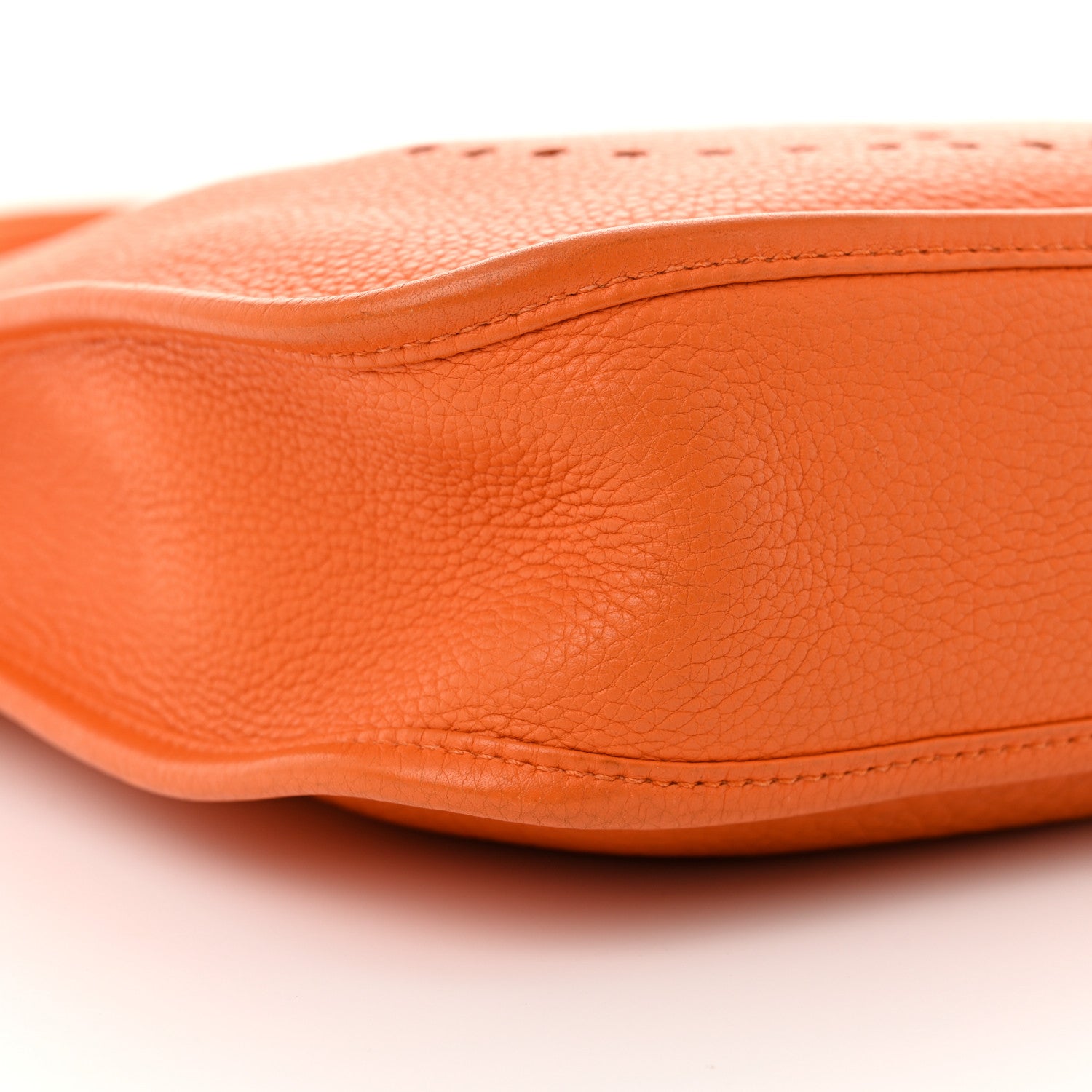 Hermes Taurillon Clemence Evelyne PM Orange 9 of 13