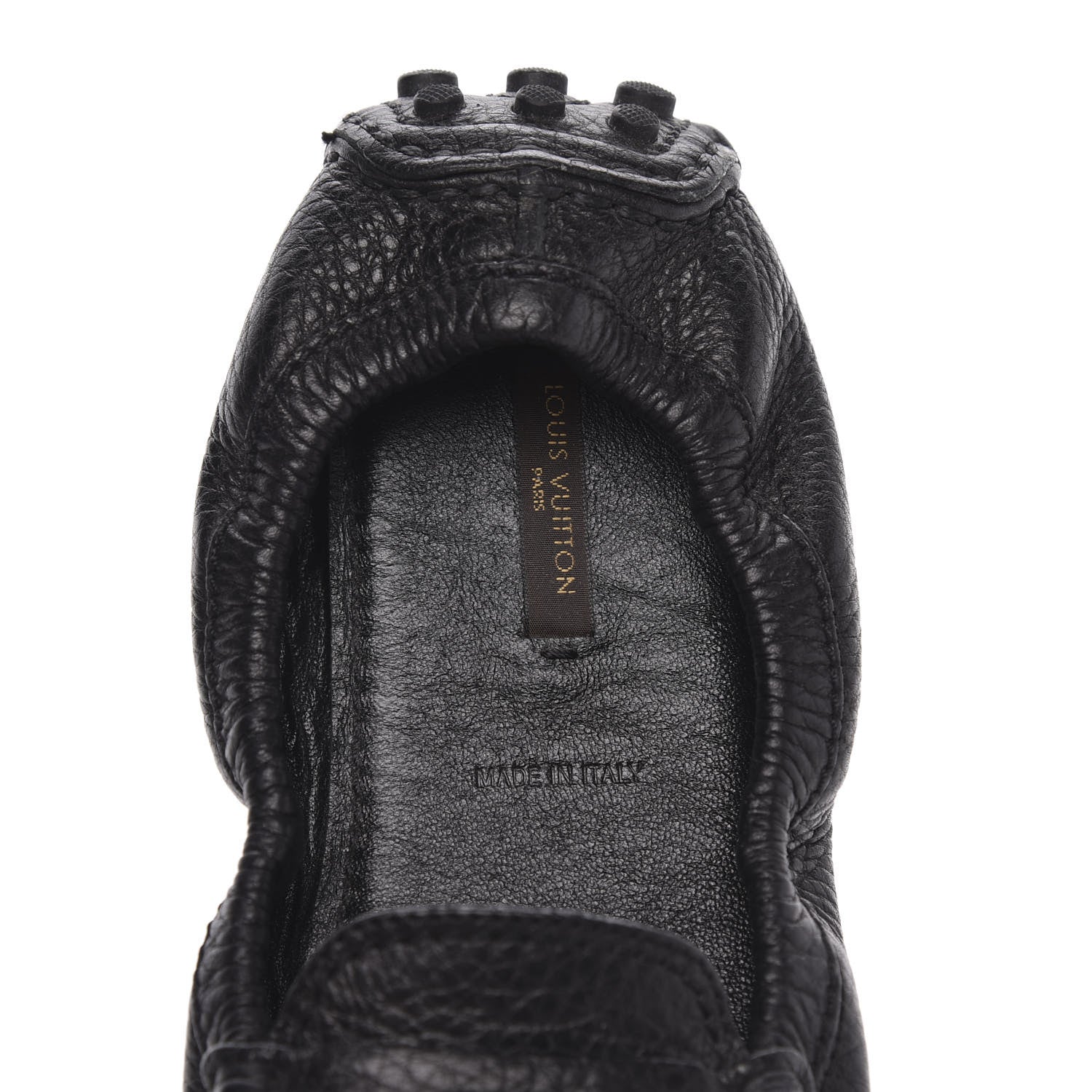 Louis Vuitton Calfskin Lemon Ballerina Flats 38 Black 6 of 7