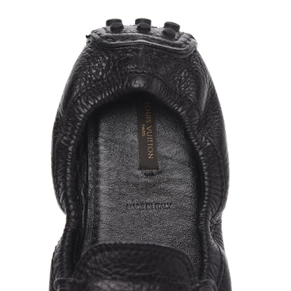 Louis Vuitton Calfskin Lemon Ballerina Flats 38 Black 6 of 7