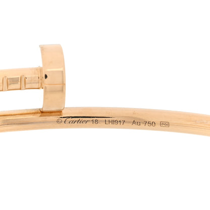 Cartier 18K Yellow Gold Small Juste Un Clou Bracelet 18 4 of 5