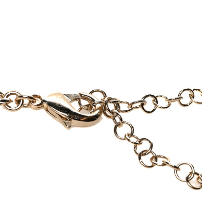 Chanel Pearl Crystal Bead Chain Heart CC Belt 80 Gold Black 3 of 4
