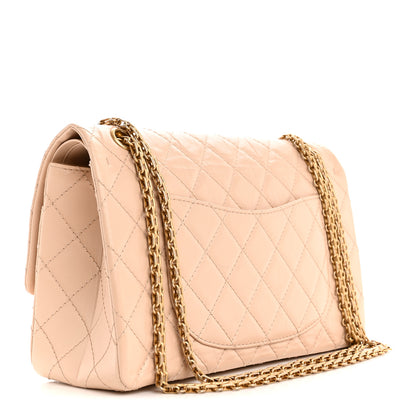 Chanel Aged Calfskin Quilted 2.55 Reissue 226 Flap Light Beige Light Beige 3 of 10