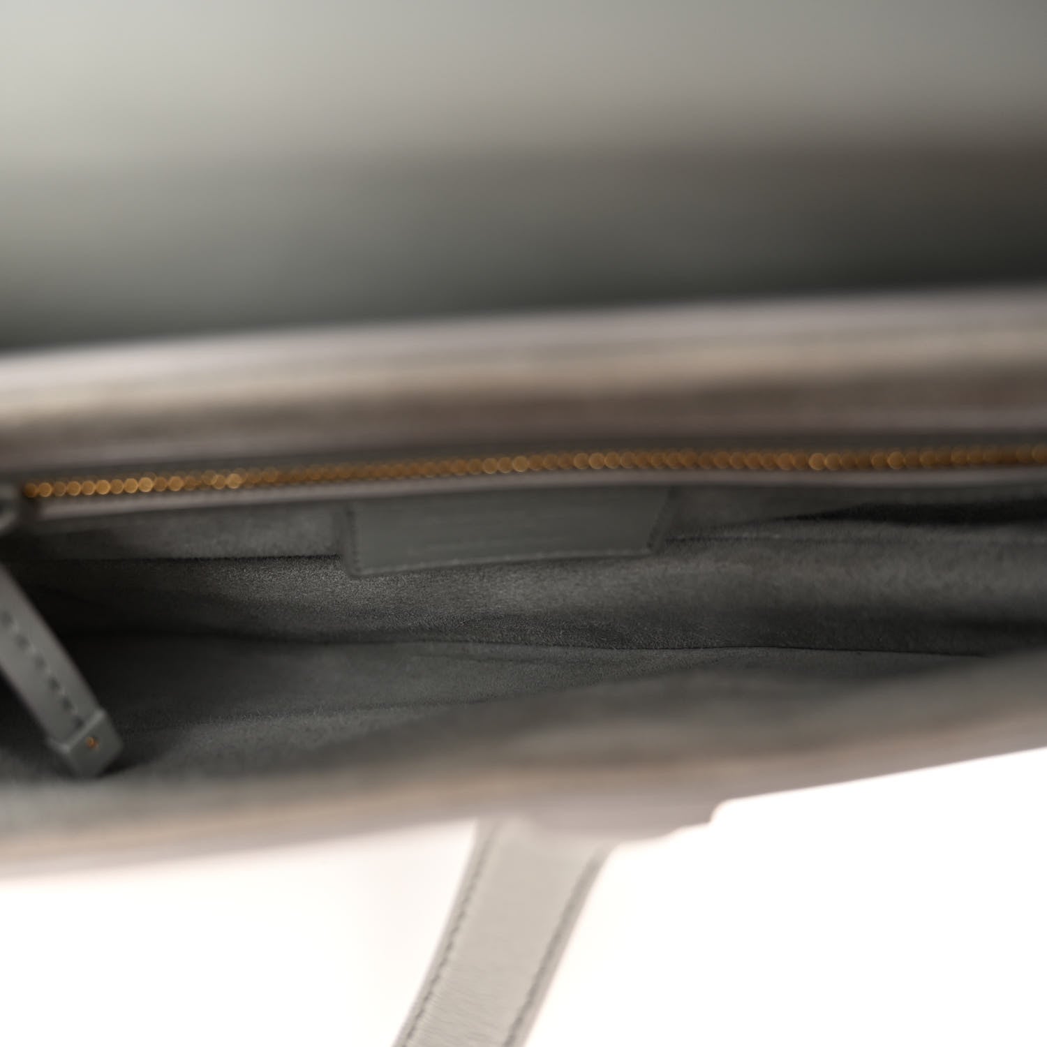 Christian Dior Ultra Matte Calfskin Saddle Bag Grey 5 of 11