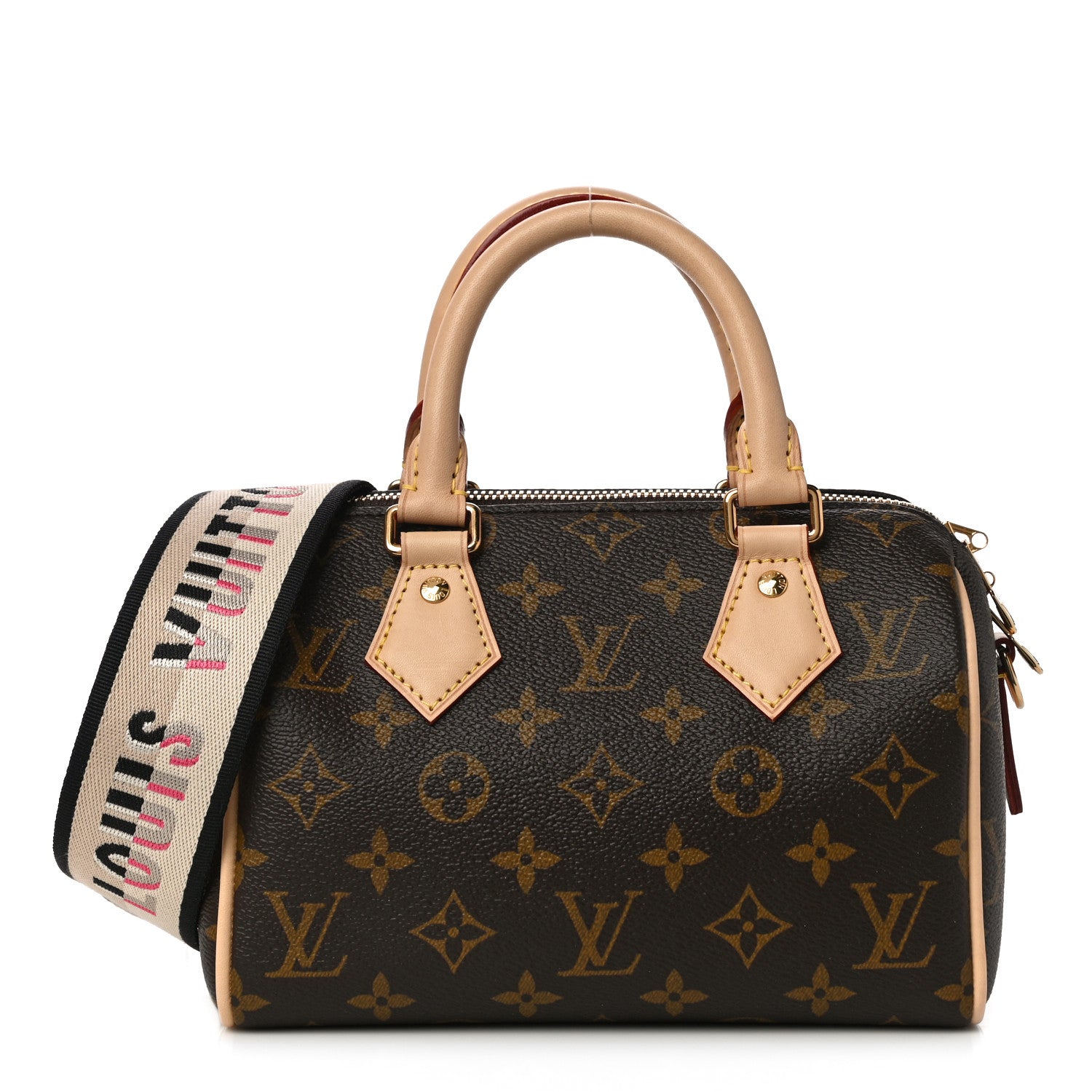 Louis Vuitton Monogram Speedy Bandouliere 20 Black 1 of 10