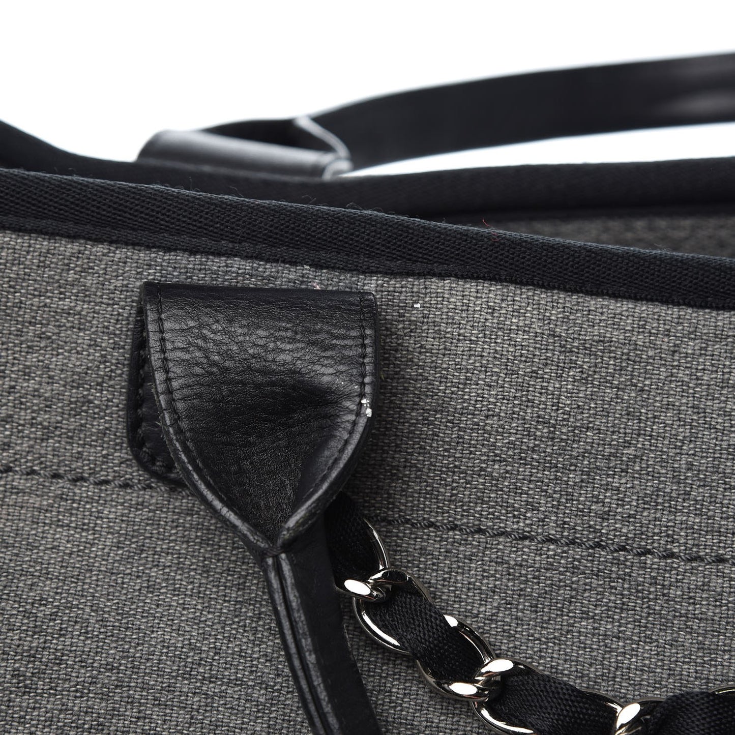 Canvas Deauville Large Tote Grey