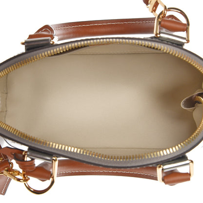 Louis Vuitton Vernis Alma BB Gris Metal 6 of 7