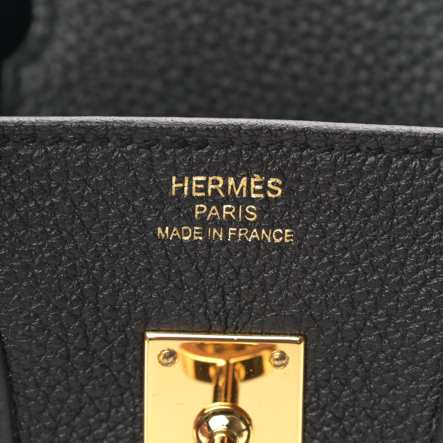 Hermes Togo Birkin 25 Black 6 of 10