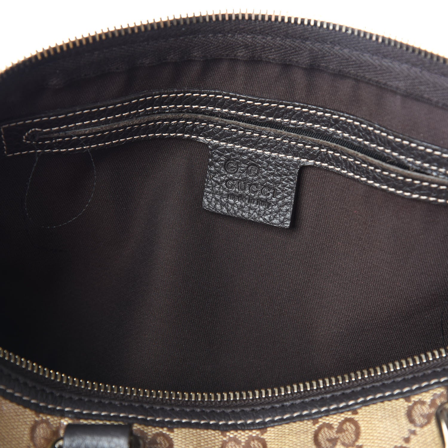Gucci Crystal Monogram Medium Joy Boston Dark Brown 9 of 12