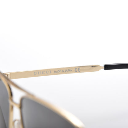 Gucci Aviator Sunglasses GG0237S Gold 6 of 9