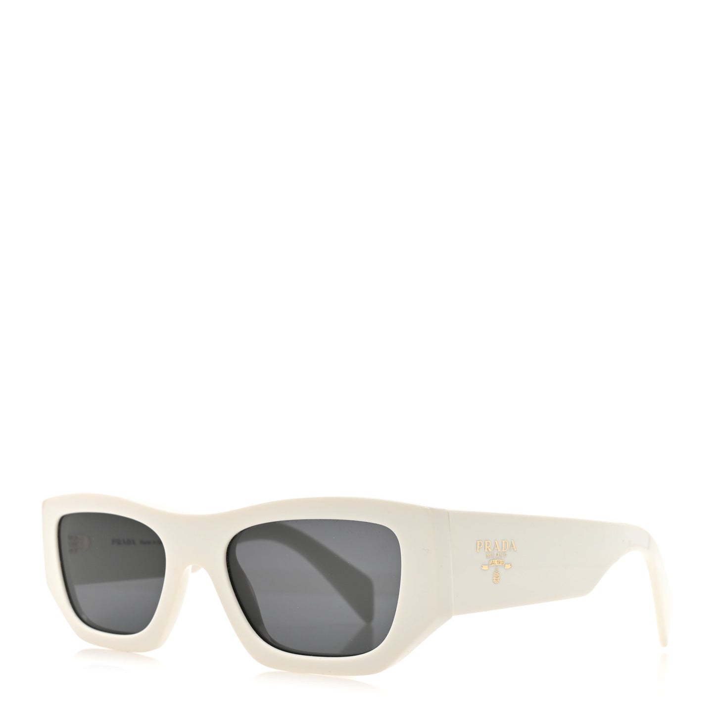 Acetate Pillow Sunglasses SPR A01 White