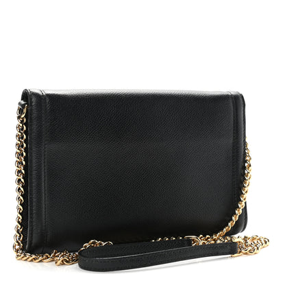 Salvatore Ferragamo Calfskin Vara Bow Mini Bag Black 3 of 9