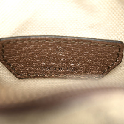 Gucci GG Supreme Monogram Web Mini Ophidia Double Zip Messenger Bag Beige New Acero 7 of 13