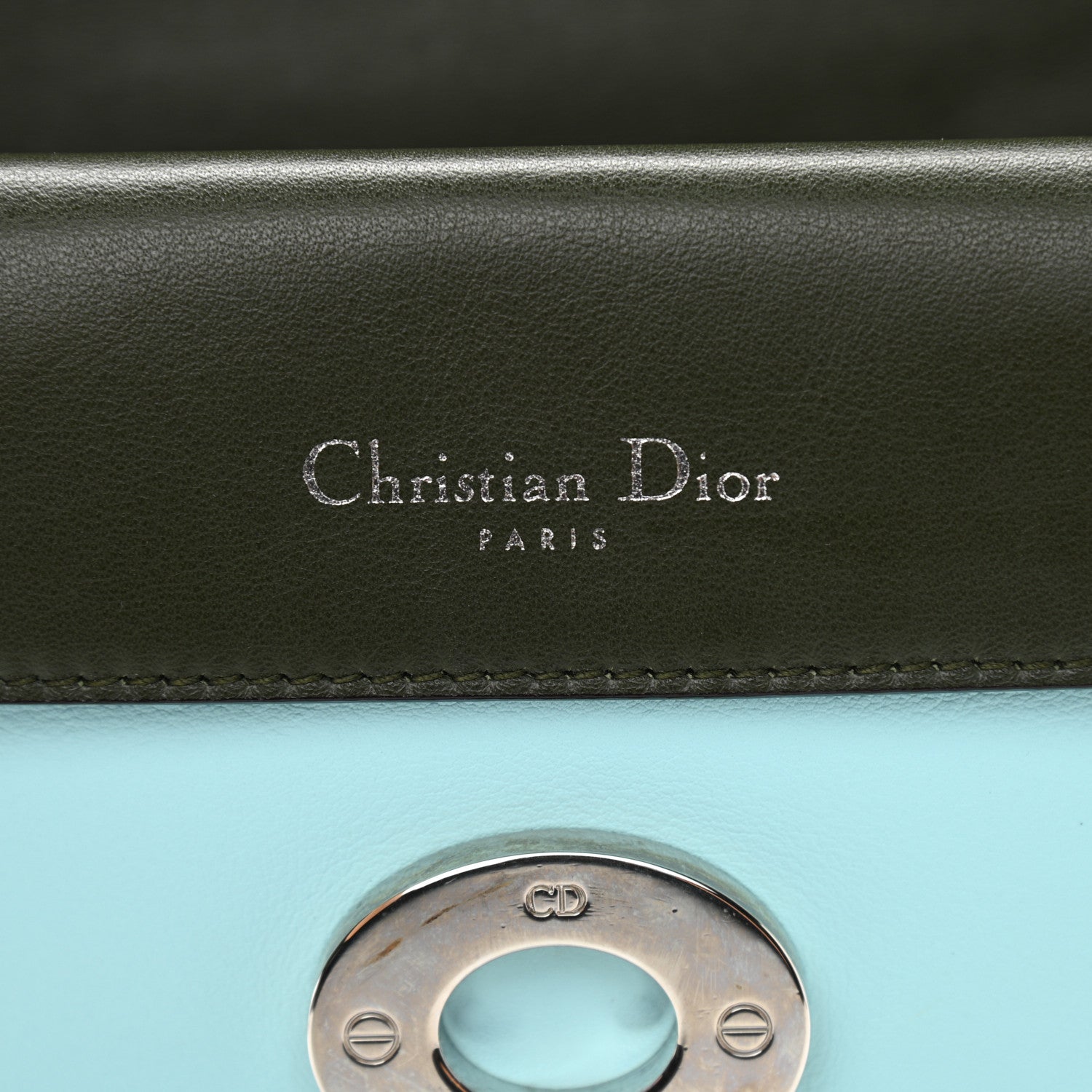 Christian Dior Smooth Calfskin Small Be Dior Flap Blue 6 of 9