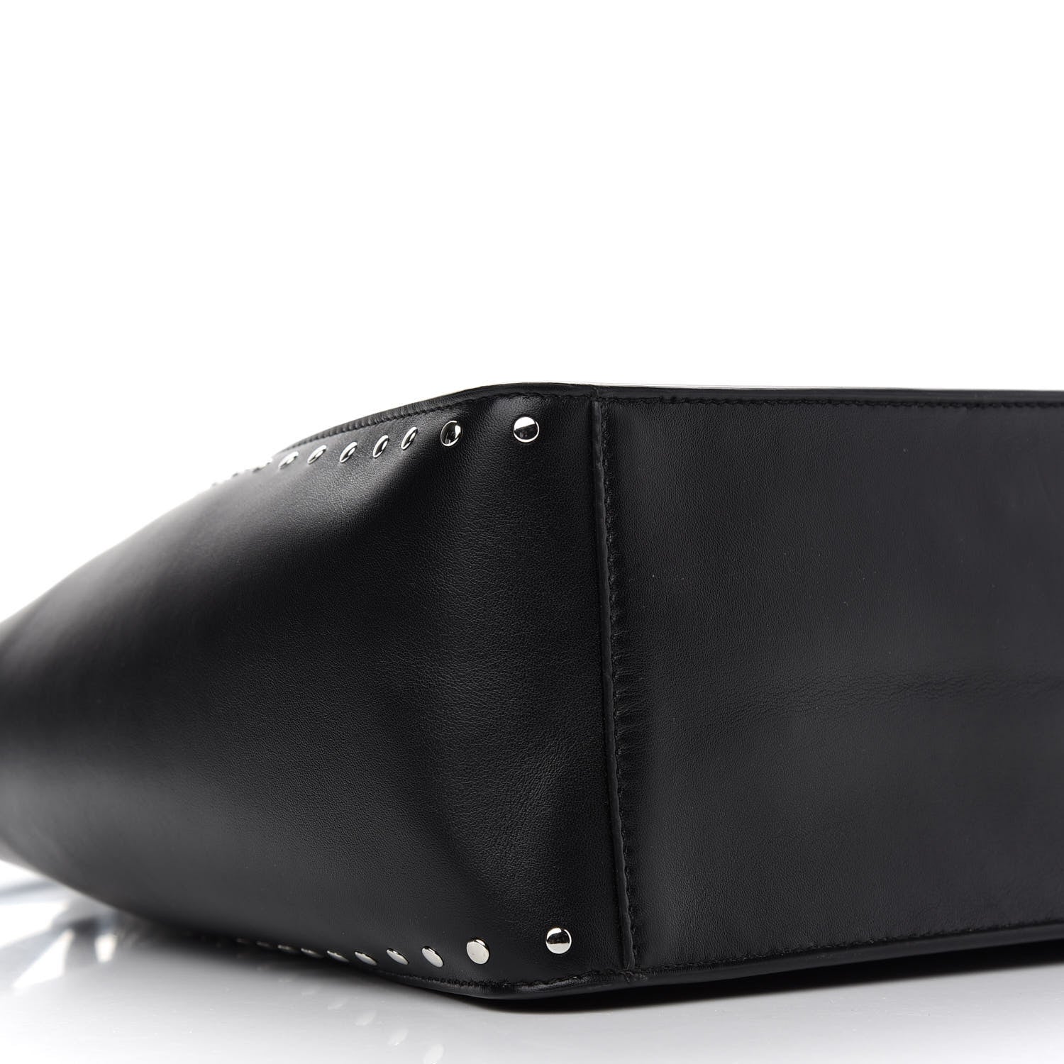 Stella McCartney Eco Alter Nappa Studded East West Perforated Tote Black 8 of 9