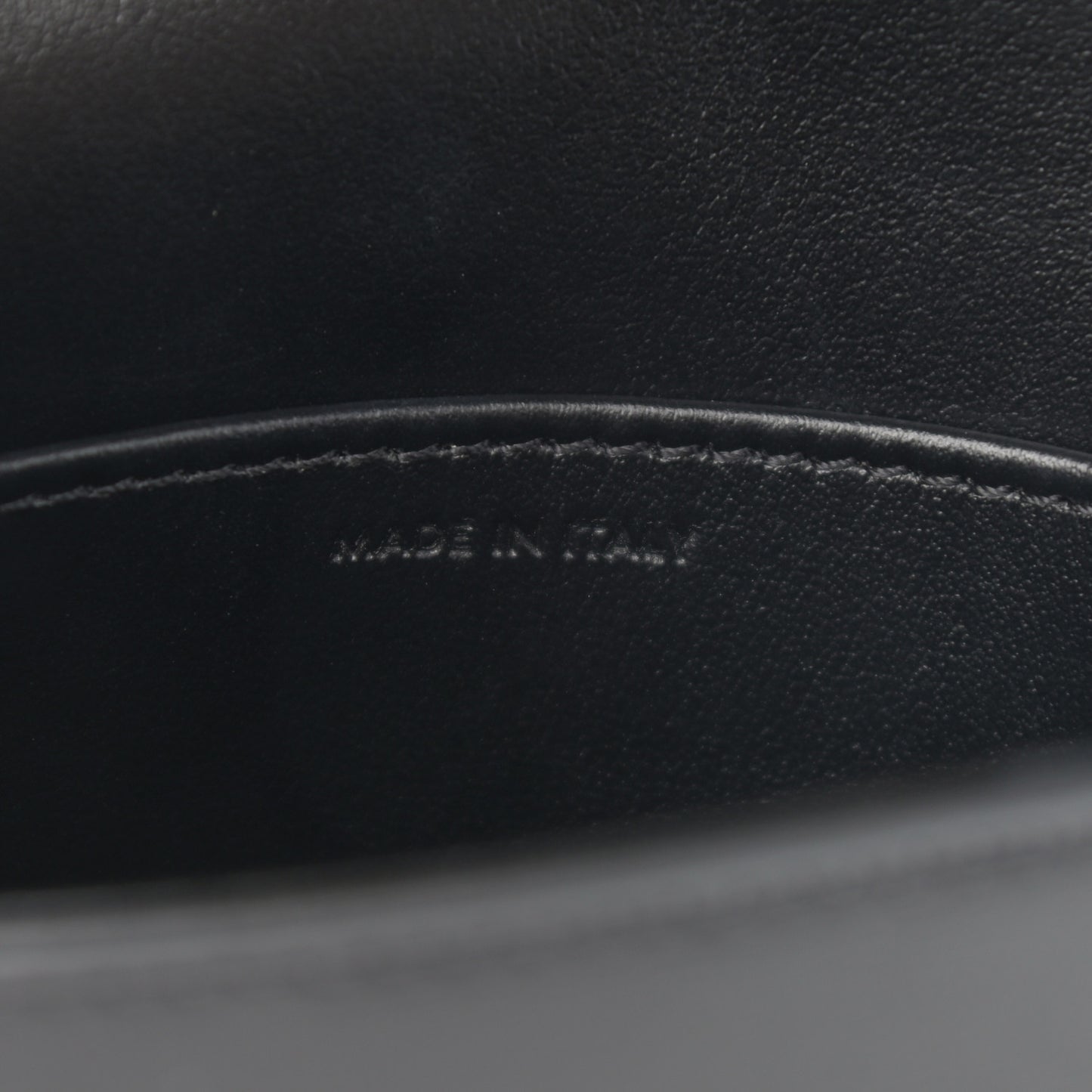 Shiny Calfskin Mini Triomphe Black