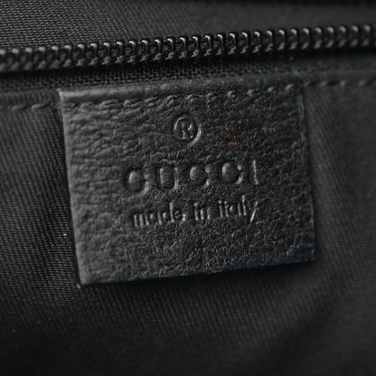 Gucci Monogram Medium Half Moon Hobo Black 6 of 12
