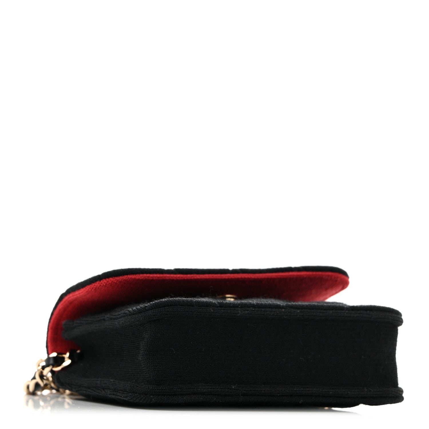 Chanel Jersey Quilted Micro Mini Flap Black 4 of 10