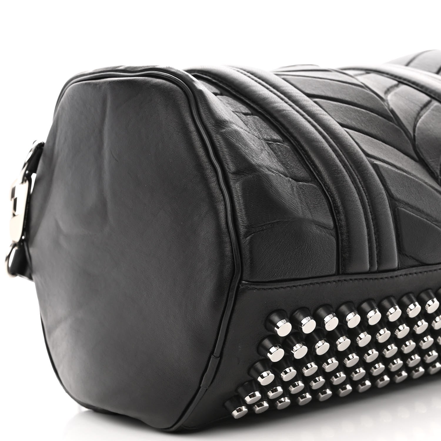 Alexander Wang Quilted Rocco Silver Hardware Black 8 of 10