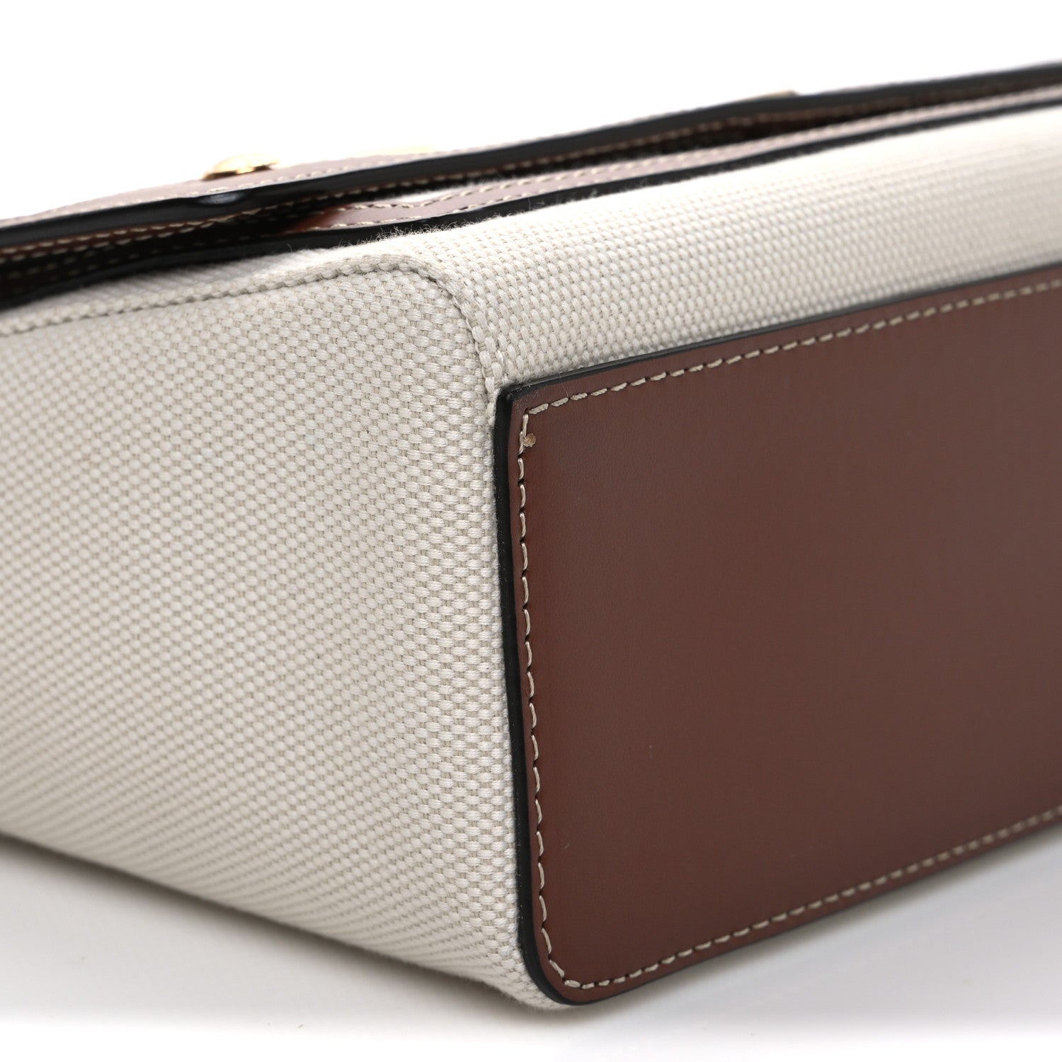 Burberry Canvas Horseferry Print Note Crossbody Bag Natural Tan 9 of 10