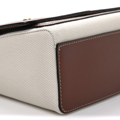 Burberry Canvas Horseferry Print Note Crossbody Bag Natural Tan 9 of 10